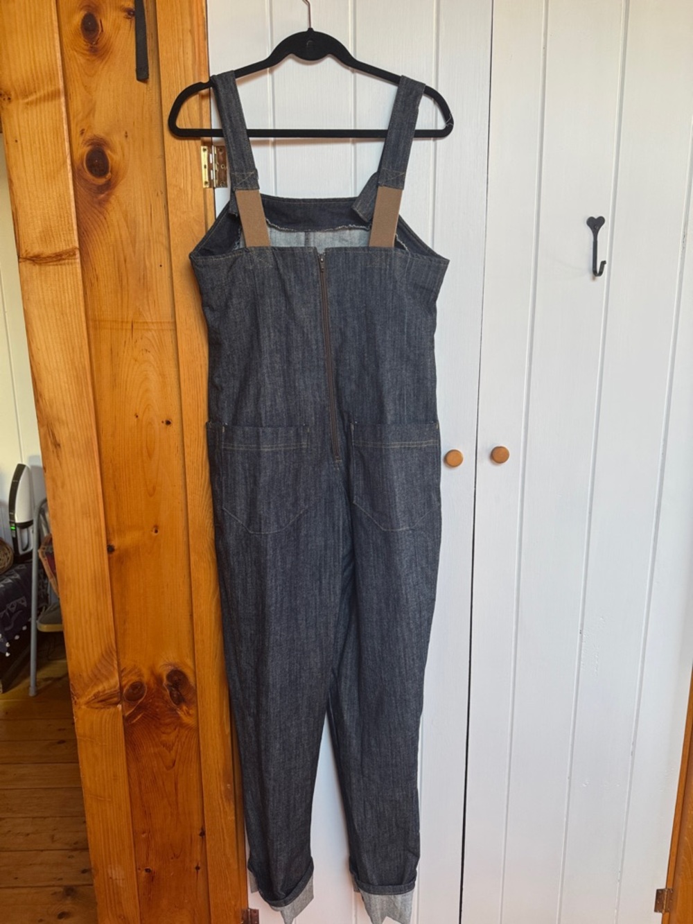 Revivall Dark Denim Overalls Jeans - Women's Slimfit - Picture 4 of 7